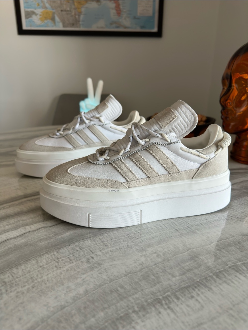 adidas x IVY PARK Super Sleek 72 Icy Pack Off White Platform Sneakers
